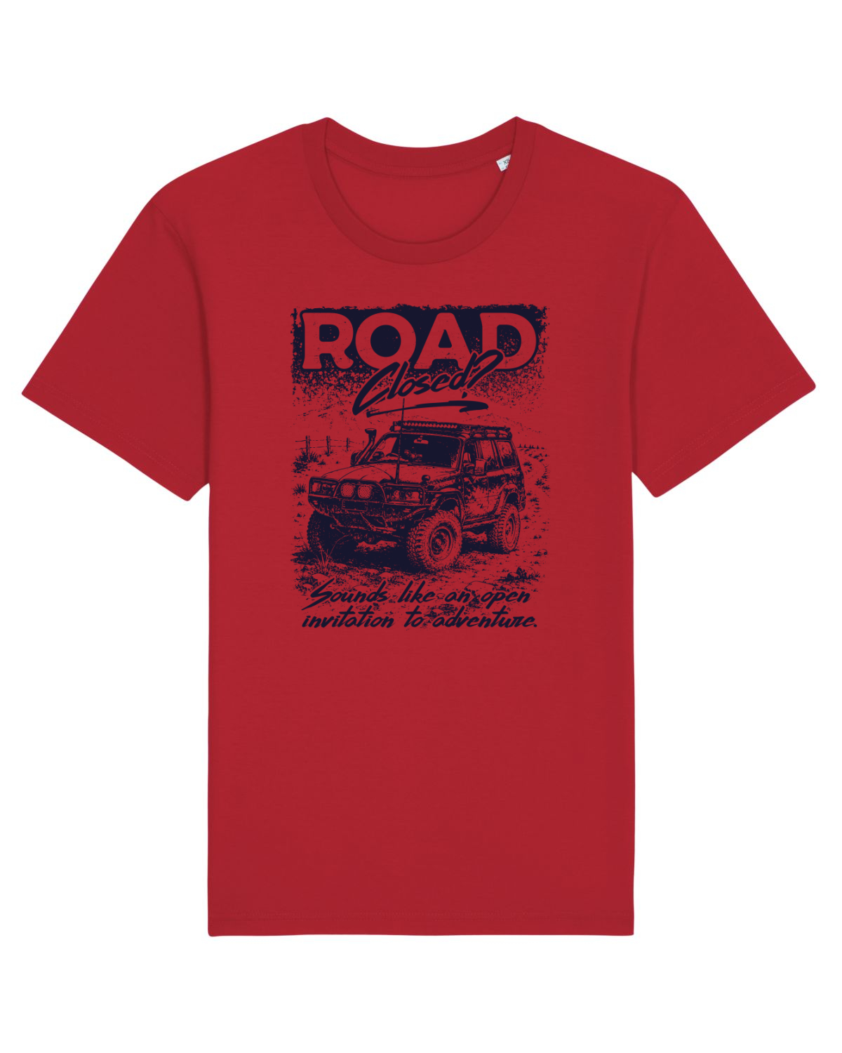 Tricou mânecă scurtă Unisex Rocker Red
