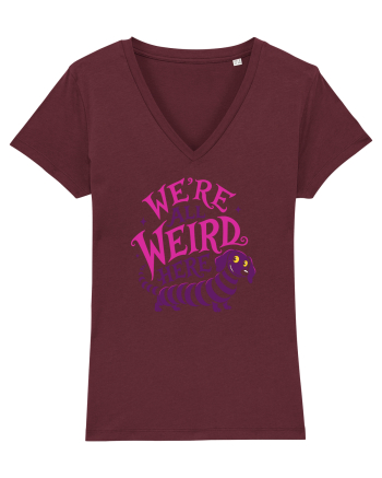 We’re All Weird Here – Cățel ciudat și adorabil Burgundy