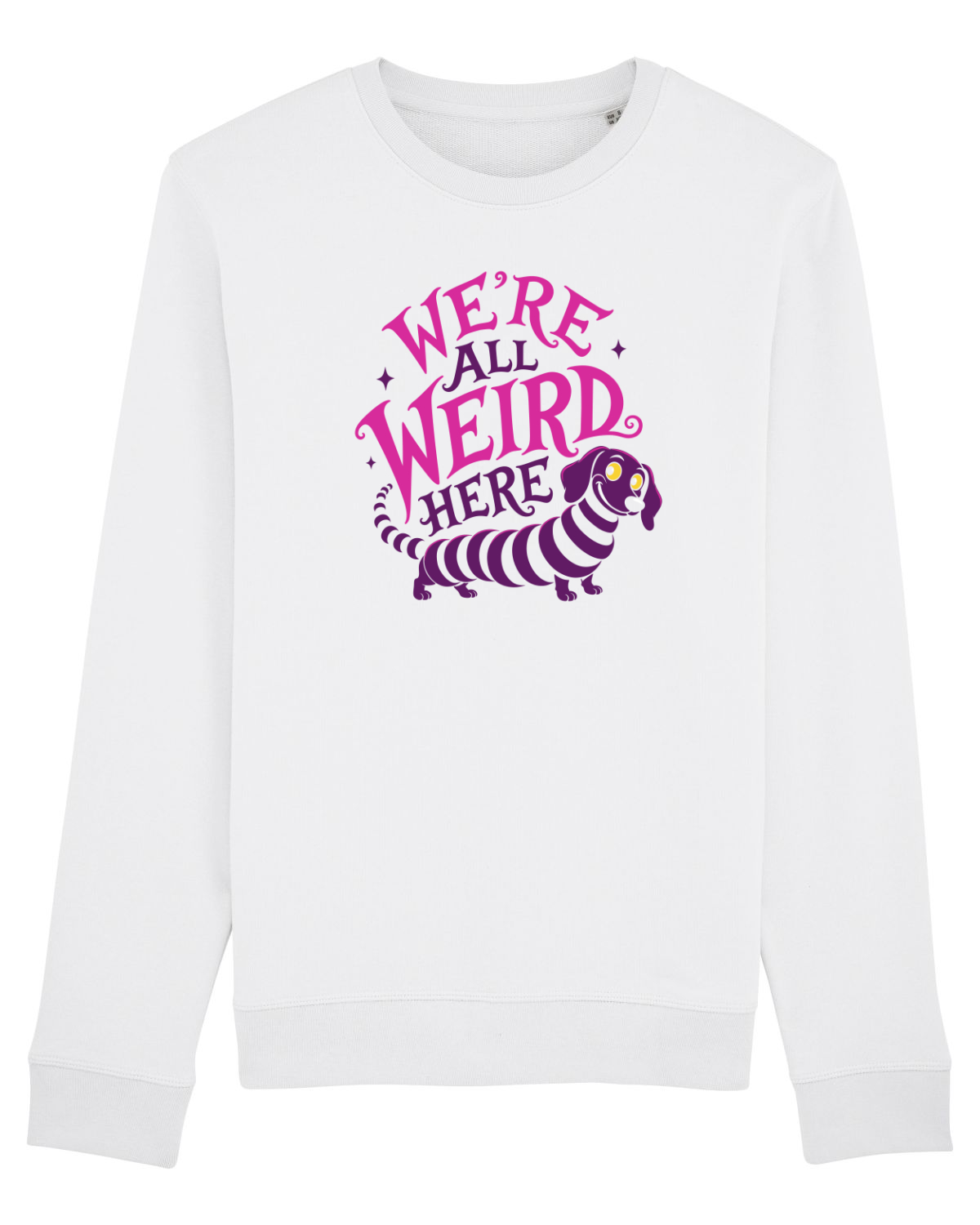 Bluză mânecă lungă Unisex Rise White
