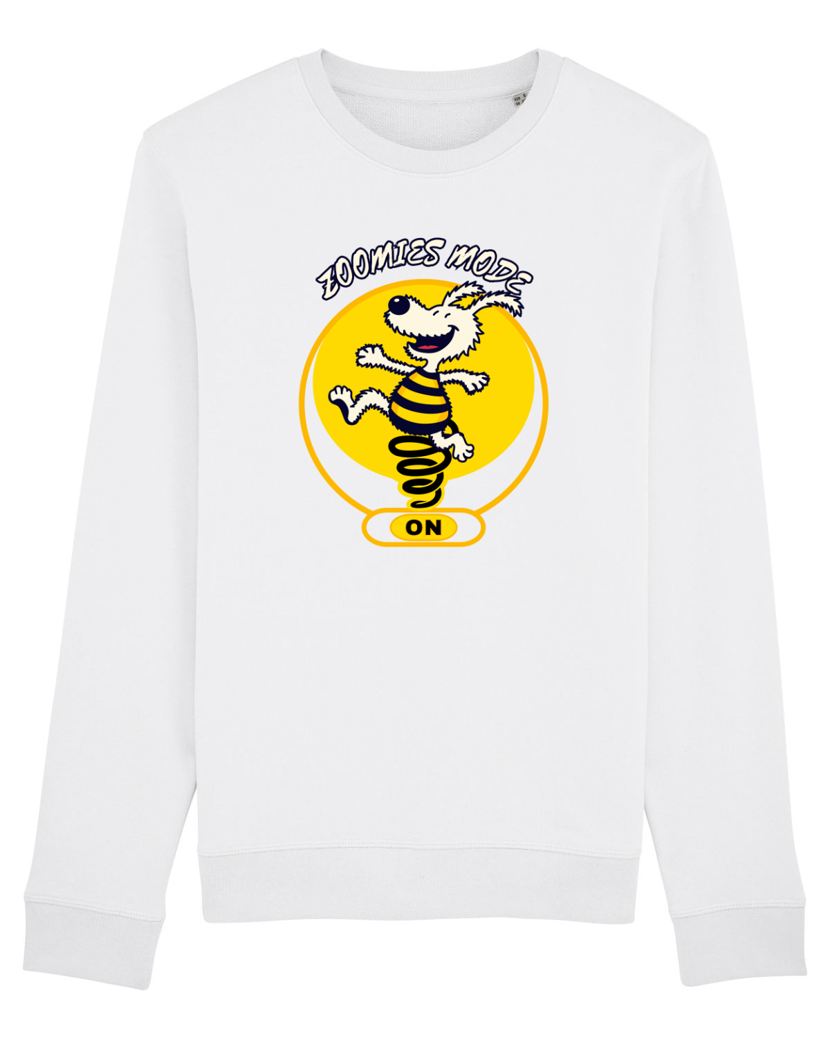 Bluză mânecă lungă Unisex Rise White