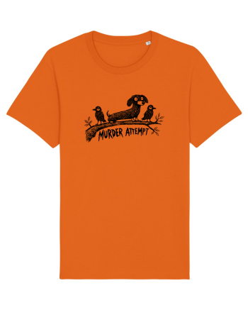 Murder Attempt – Teckel și ciori amuzante Bright Orange