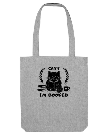 Can’t I’m Booked – Pisică iubitoare de cărți Heather Grey