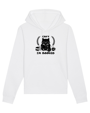 Can’t I’m Booked – Pisică iubitoare de cărți White