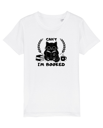 Can’t I’m Booked – Pisică iubitoare de cărți White