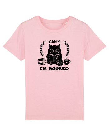 Can’t I’m Booked – Pisică iubitoare de cărți Cotton Pink