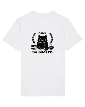 Can’t I’m Booked – Pisică iubitoare de cărți White