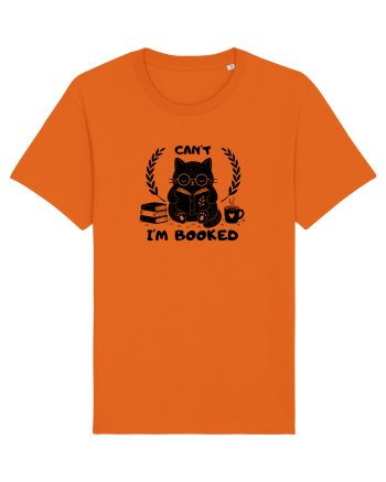 Can’t I’m Booked – Pisică iubitoare de cărți Bright Orange