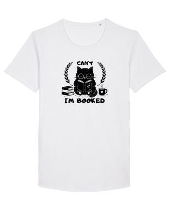 Can’t I’m Booked – Pisică iubitoare de cărți White