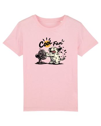 Cool Fan – Cățel amuzant care se răcorește la ventilator Cotton Pink