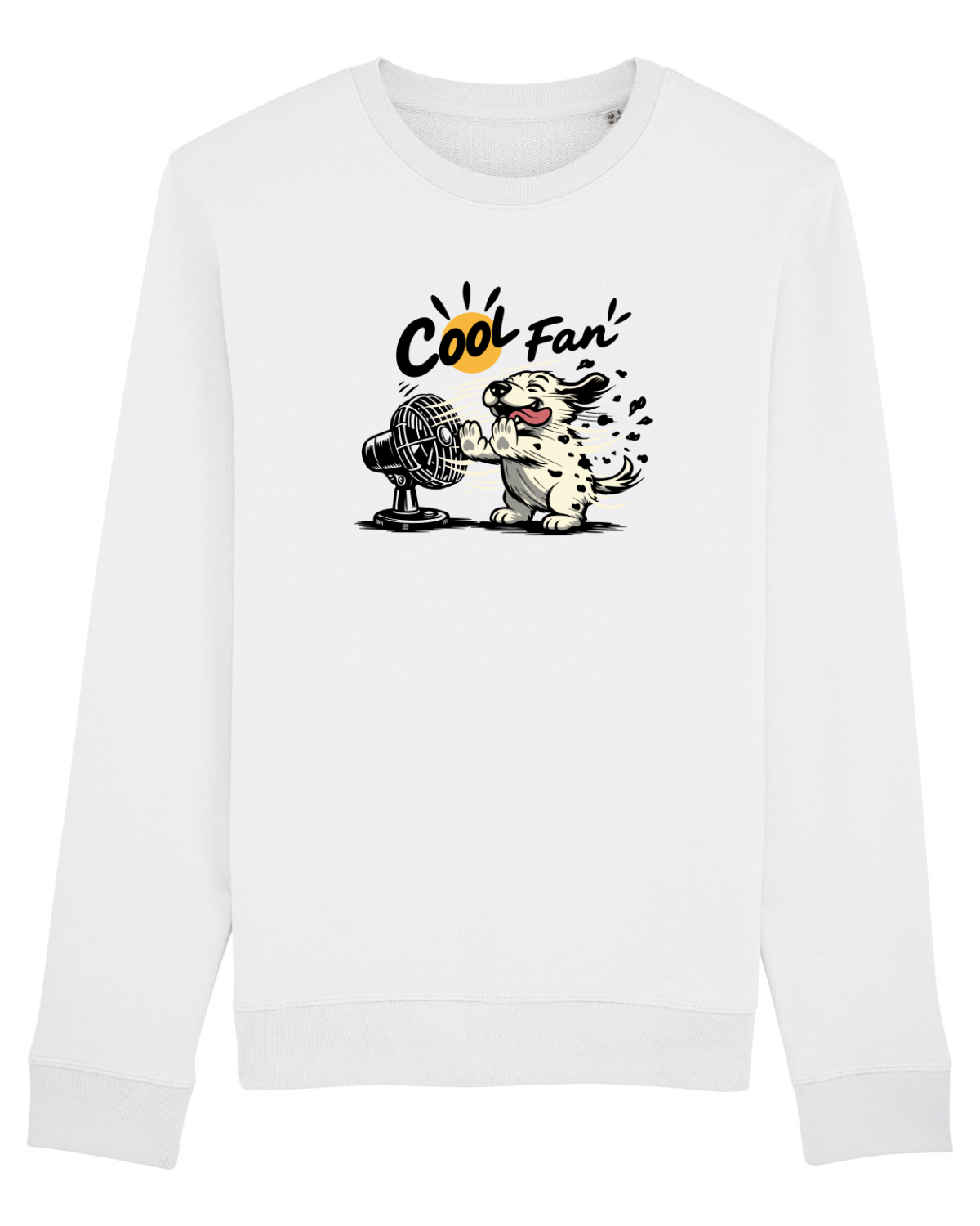 Bluză mânecă lungă Unisex Rise White
