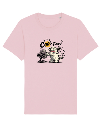 Cool Fan – Cățel amuzant care se răcorește la ventilator Cotton Pink