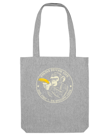 Banana Defense Club – Maimuță funny cu banană Heather Grey