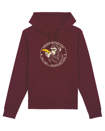 Banana Defense Club – Maimuță funny cu banană Burgundy