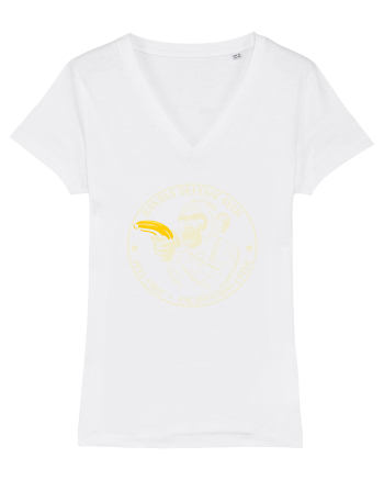 Banana Defense Club – Maimuță funny cu banană White