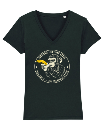 Banana Defense Club – Maimuță funny cu banană Black