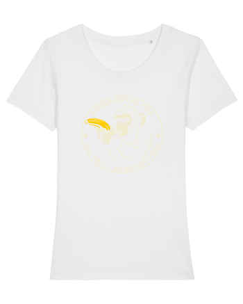 Banana Defense Club – Maimuță funny cu banană White
