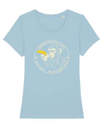 Banana Defense Club – Maimuță funny cu banană Sky Blue