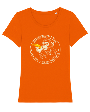Banana Defense Club – Maimuță funny cu banană Bright Orange