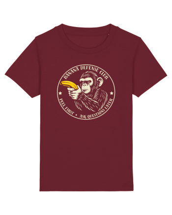 Banana Defense Club – Maimuță funny cu banană Burgundy