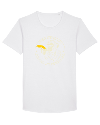Banana Defense Club – Maimuță funny cu banană White
