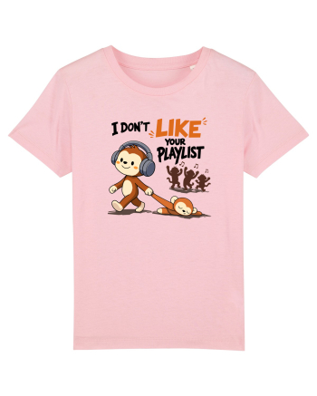 I Don’t Like Your Playlist – Maimuță amuzantă cu mesaj funny Cotton Pink