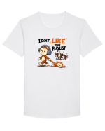I Don’t Like Your Playlist – Maimuță amuzantă cu mesaj funny Tricou mânecă scurtă guler larg Bărbat Skater