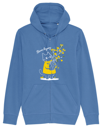 Bloom Anyway – Pisică drăguță cu flori galbene Bright Blue