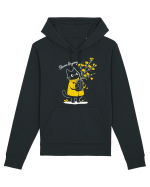 Bloom Anyway – Pisică drăguță cu flori galbene Hanorac Unisex Drummer