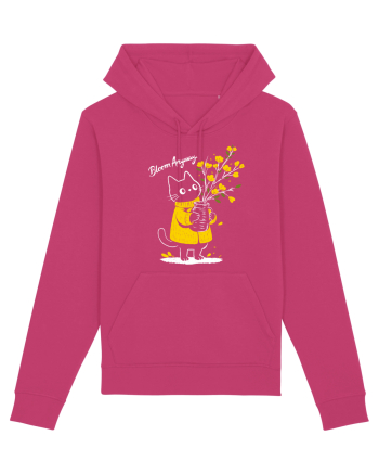 Bloom Anyway – Pisică drăguță cu flori galbene Raspberry