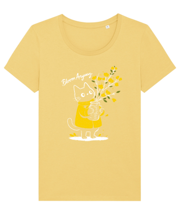 Bloom Anyway – Pisică drăguță cu flori galbene Jojoba