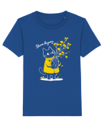 Bloom Anyway – Pisică drăguță cu flori galbene Tricou mânecă scurtă  Copii Mini Creator