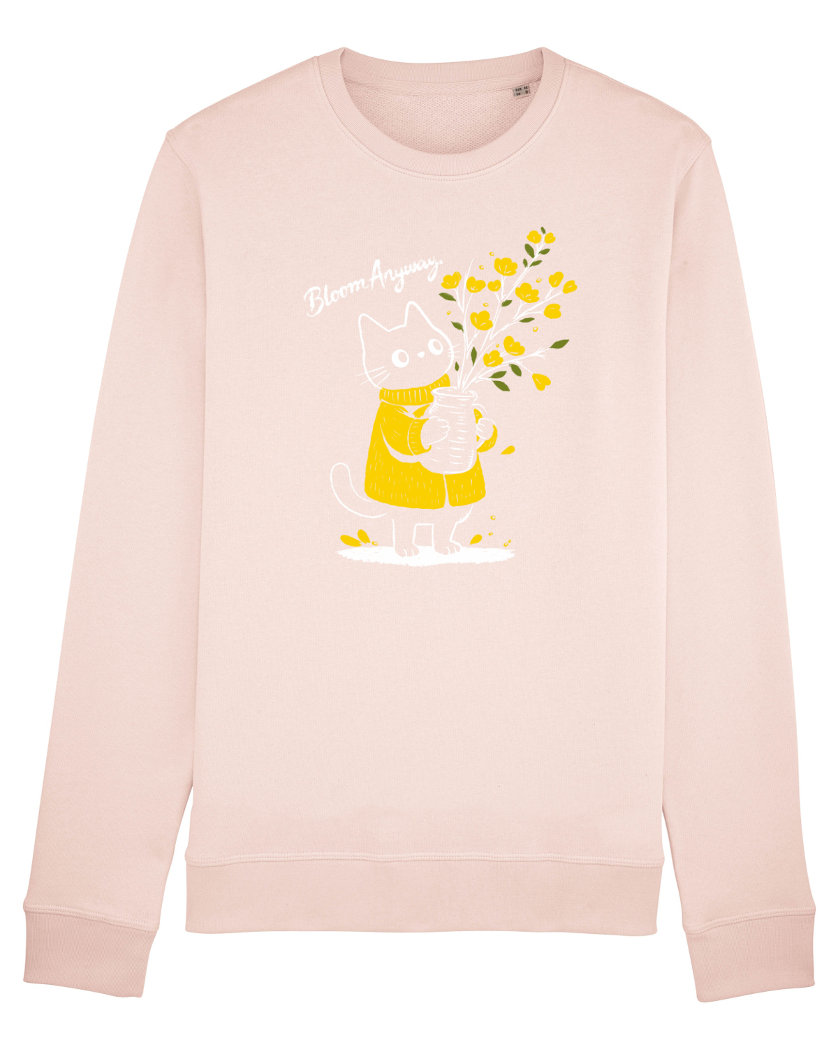 Bluză mânecă lungă Unisex Rise Candy Pink