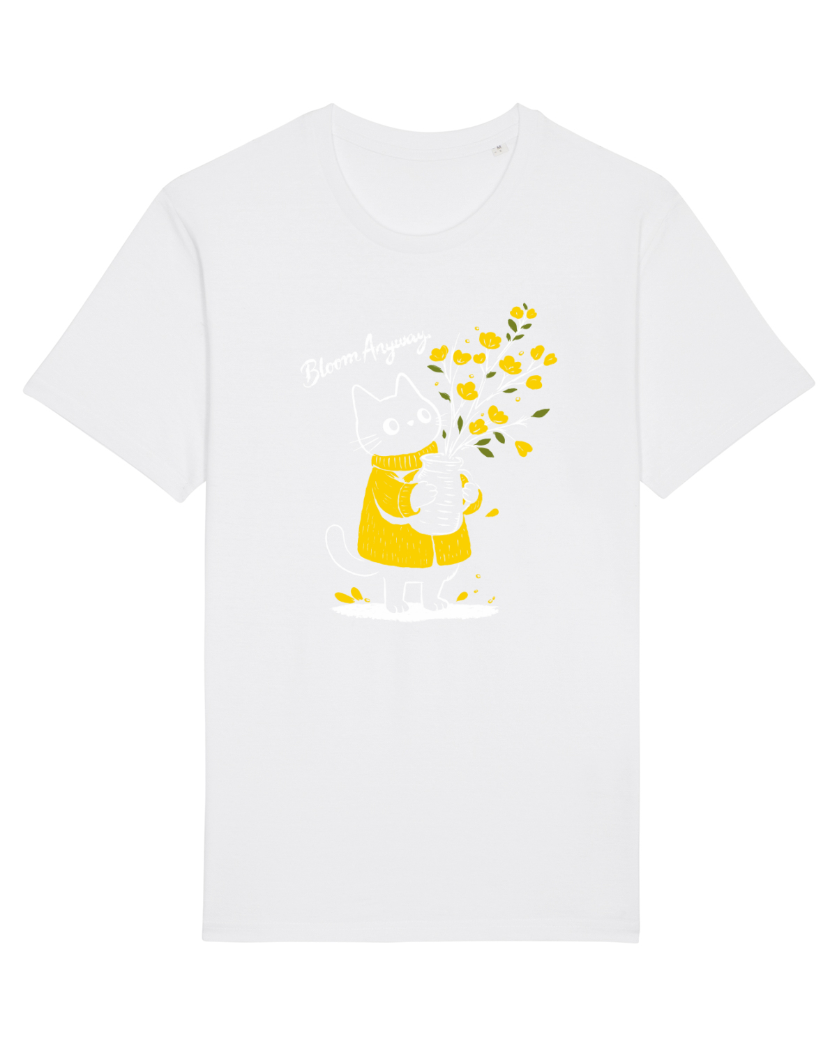Tricou mânecă scurtă Unisex Rocker White