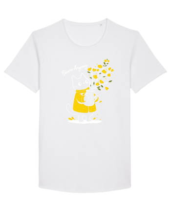 Bloom Anyway – Pisică drăguță cu flori galbene White