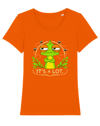 It’s A Lot – Șopârlă sarcastică și obosită Bright Orange