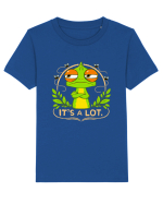 It’s A Lot – Șopârlă sarcastică și obosită Tricou mânecă scurtă  Copii Mini Creator