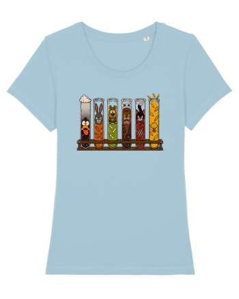Cartoon Experiments – Laborator haotic cu personaje funny Sky Blue