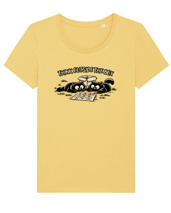Think Outside The Box – Funny Cat Strategy Shirt Jojoba