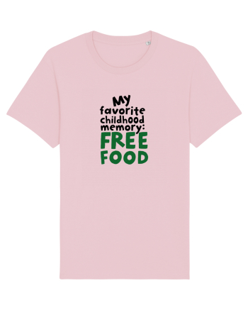 My favourite childhood memory: Free Food (black) Cotton Pink