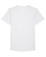 Relax  Tricou mânecă scurtă guler larg Bărbat Skater