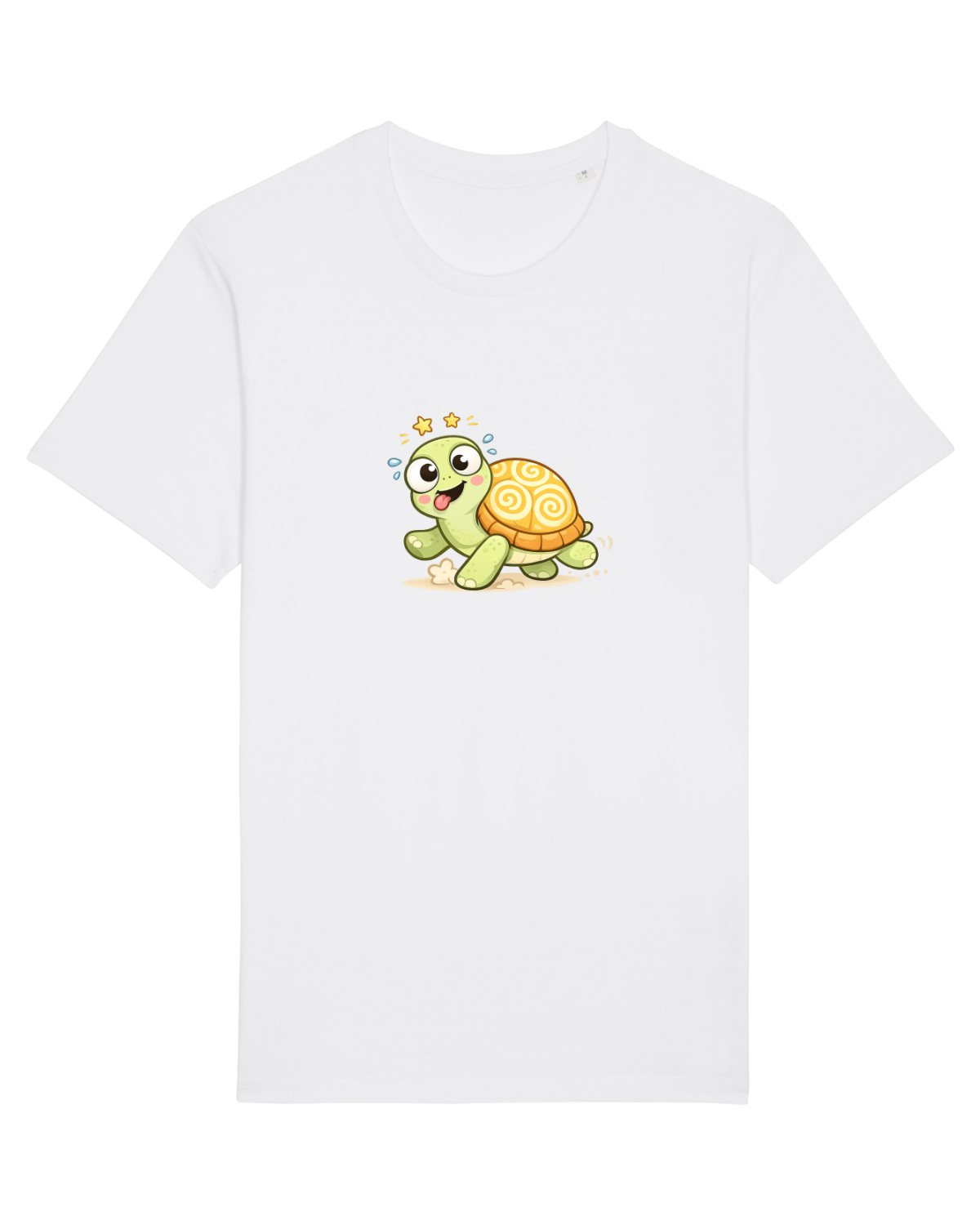 Tricou mânecă scurtă Unisex Rocker White