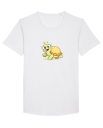 Țestoasă  Tricou mânecă scurtă guler larg Bărbat Skater