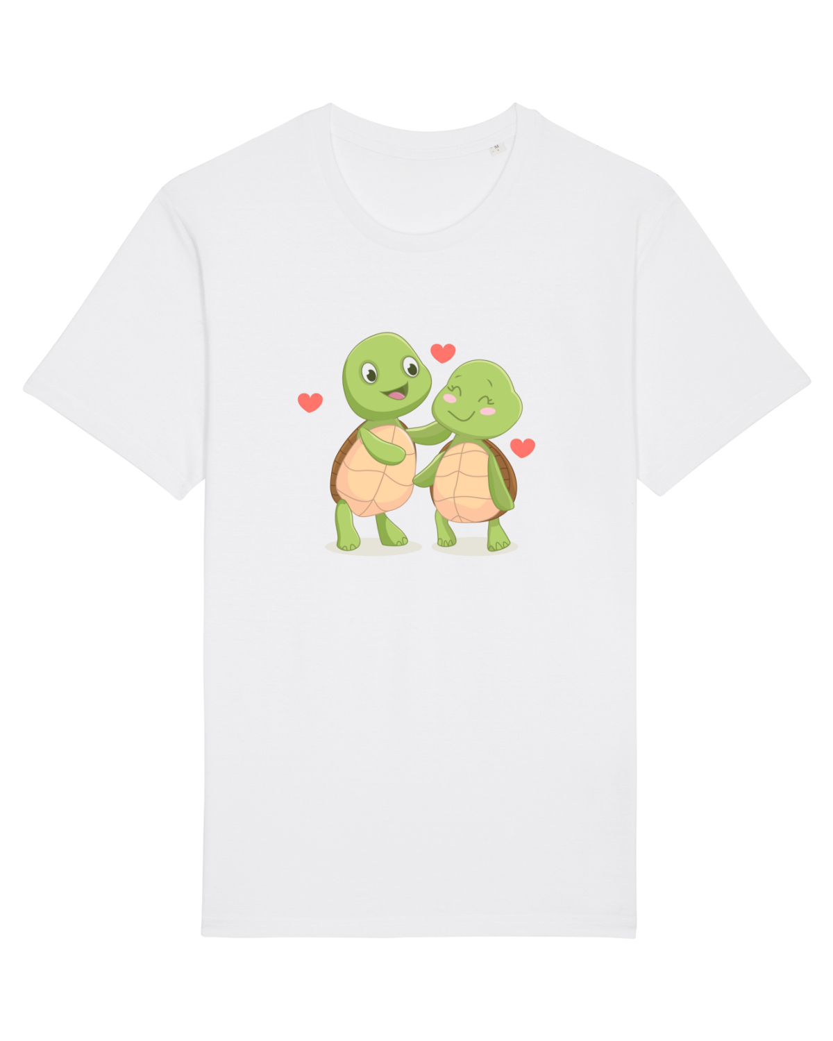 Tricou mânecă scurtă Unisex Rocker White