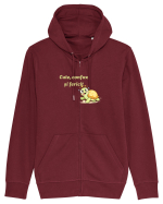 Cute,confuz și fericit  Hanorac cu fermoar Unisex Connector