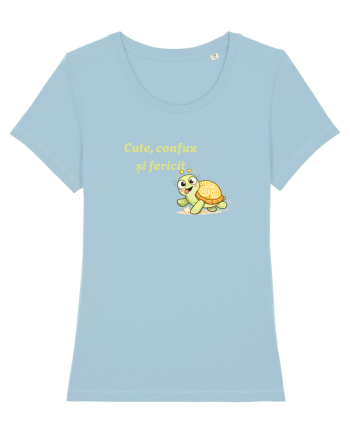 Cute,confuz și fericit  Sky Blue