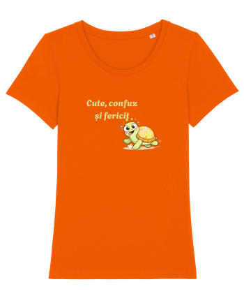 Cute,confuz și fericit  Bright Orange