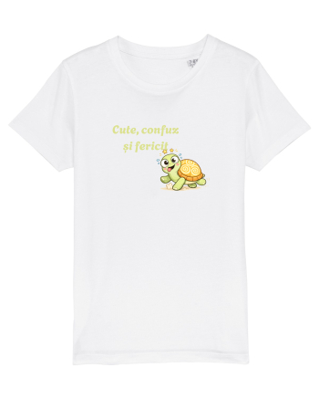 Cute,confuz și fericit  White