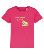 Cute,confuz și fericit  Tricou mânecă scurtă  Copii Mini Creator