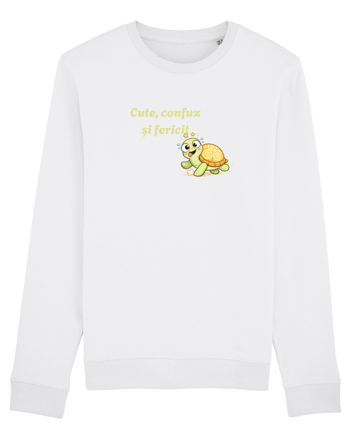 Bluză mânecă lungă Unisex Rise White