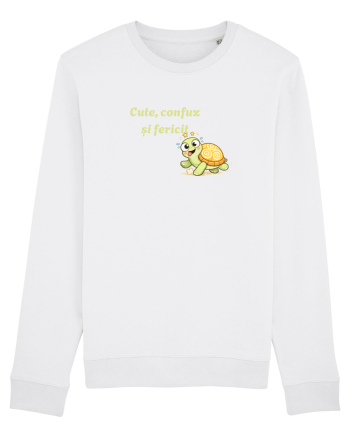 Cute,confuz și fericit  White